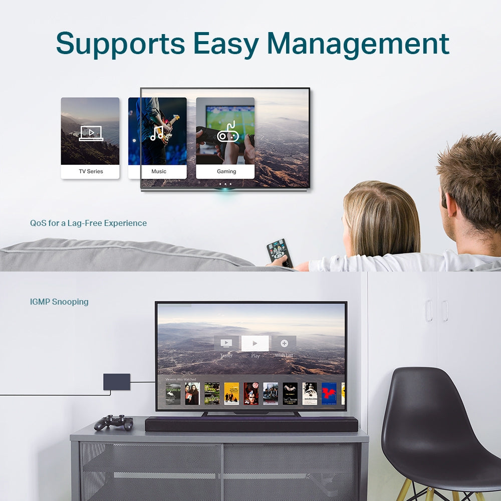 TP-Link TL-SG108E Unmanaged Network Switch