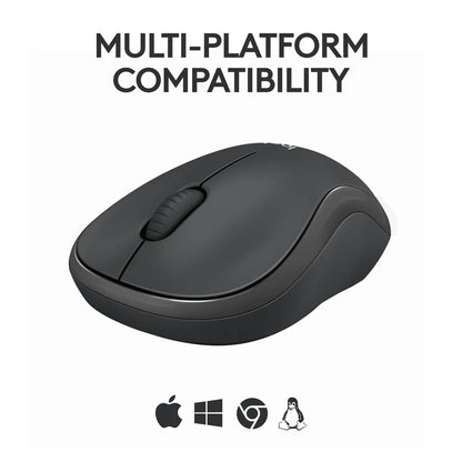Logitech M240 Silent Bluetooth Ambidextrous Mouse Black - iDesign Communications