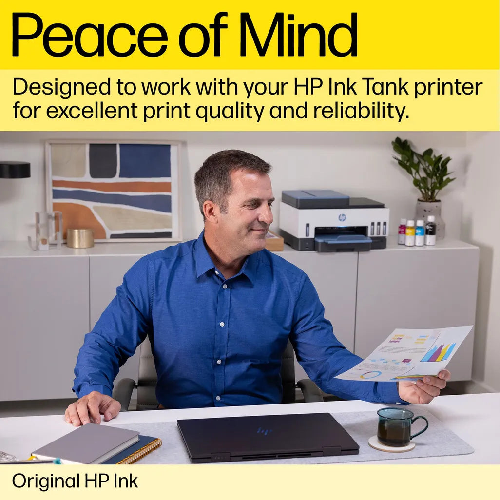 HP GT53XL 135-ml Bottle Black High Yield Printer Ink Cartridge Original - iDesign Communications
