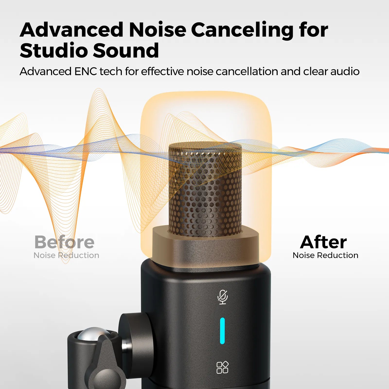 NearStream AM25X: AI Noise-Canceling USB&XLR Condenser Microphone - iDesign Communications
