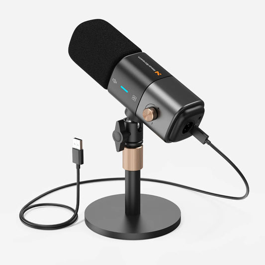 NearStream AM25X: AI Noise-Canceling USB&XLR Condenser Microphone - iDesign Communications