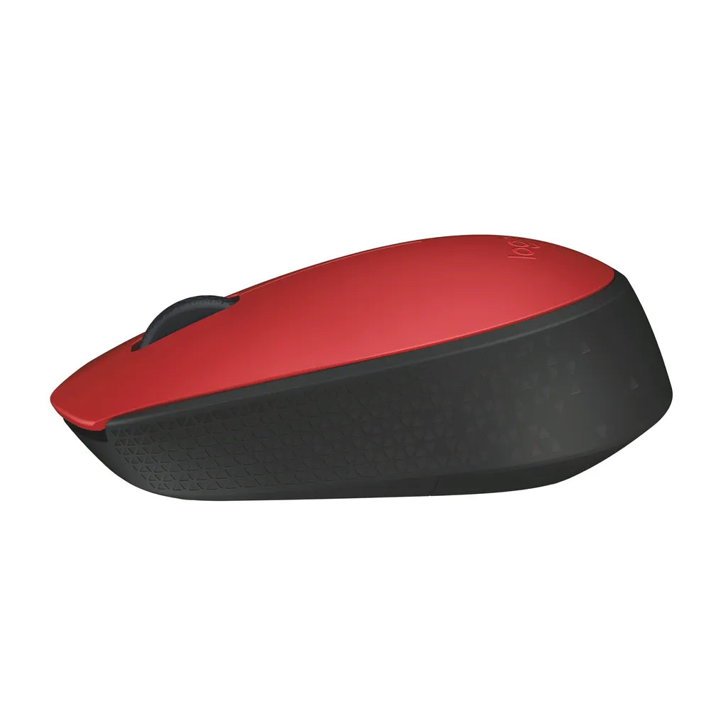 Logitech M171 Mouse 2.4Ghz Black Red - iDesign Communications