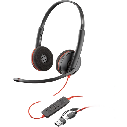 Poly Blackwire 3225 Stereo USB-C Headset - iDesign Communications