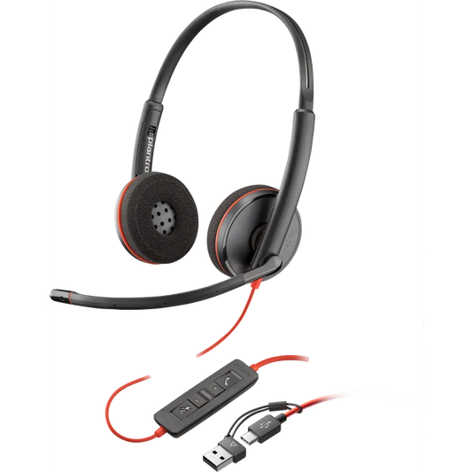 Poly Blackwire 3225 Stereo USB-C Headset - iDesign Communications
