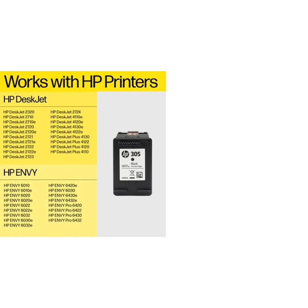 HP 305 Cyan Magenta Yellow Standard Yield Printer Ink Cartridge - iDesign Communications