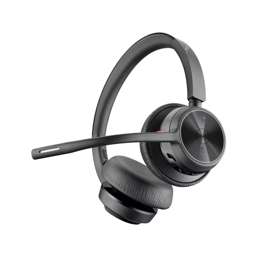 Poly Voyager 4320 Stereo USB-A Wireless Headset with BT700 Dongle - iDesign Communications