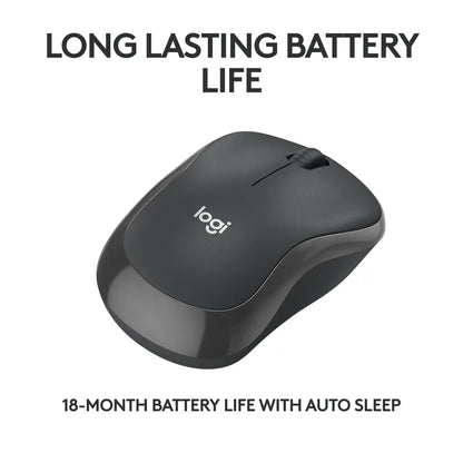 Logitech M240 Silent Bluetooth Ambidextrous Mouse Black - iDesign Communications