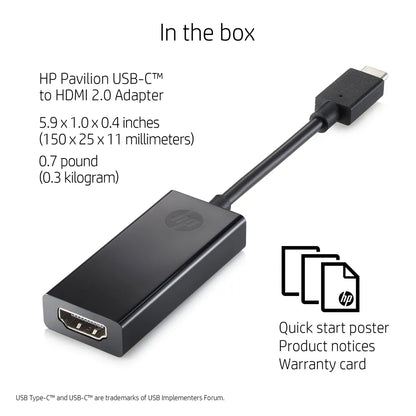 HP USB-C to HDMI 2.0 Adapter - iDesign Communications