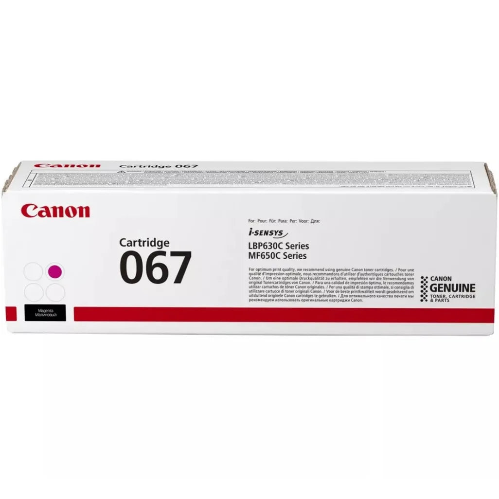 Canon 067 Magenta Toner Cartridge 1,250 Pages Original - iDesign Communications