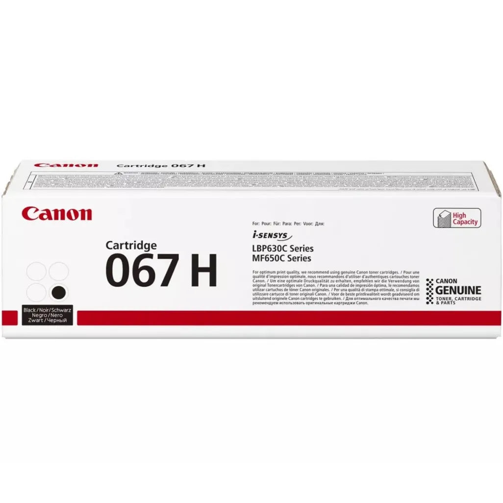 Canon 067H Black Toner Cartridge 3,130 Pages Original - iDesign Communications