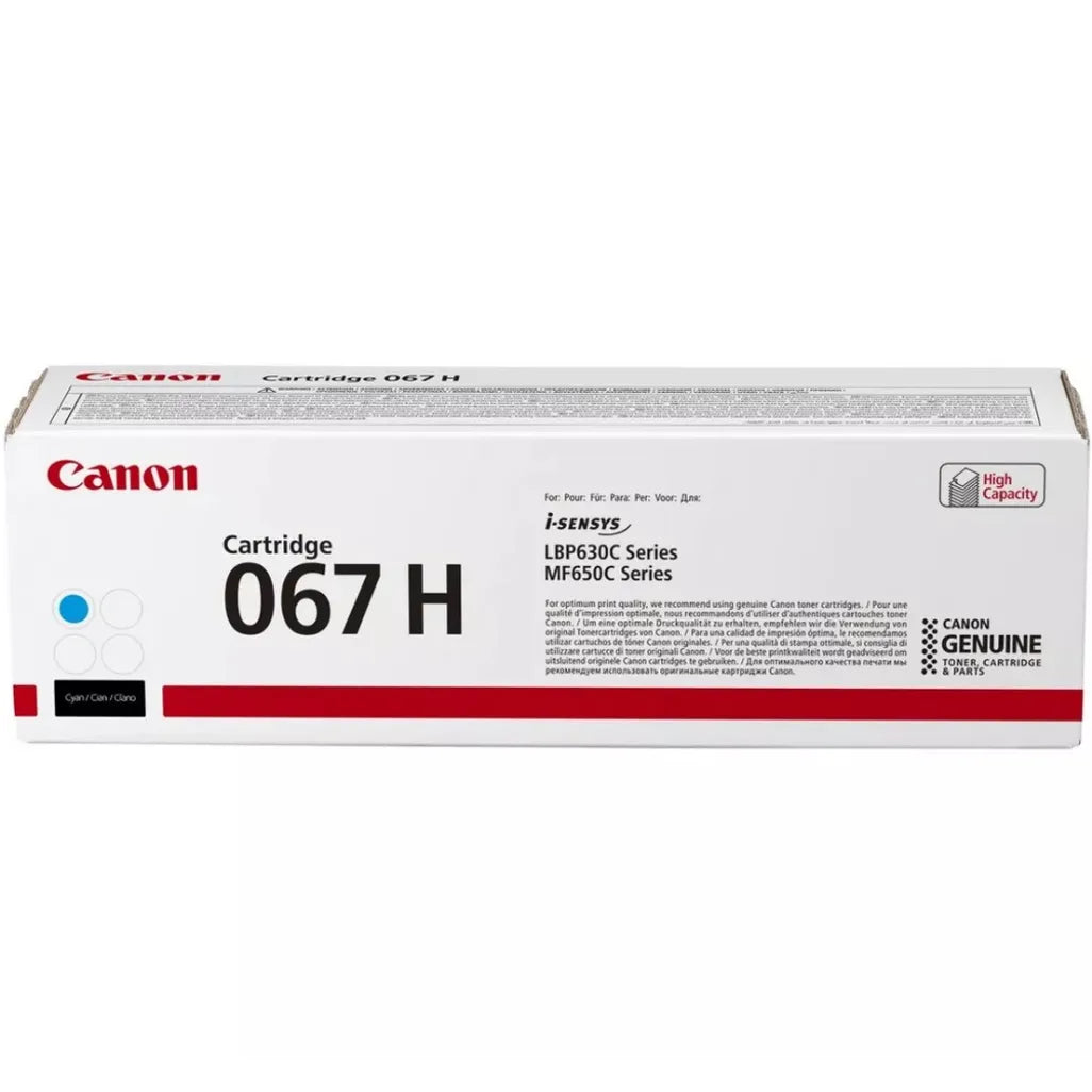 Canon 067H Cyan Toner Cartridge 2,350 Pages Original - iDesign Communications