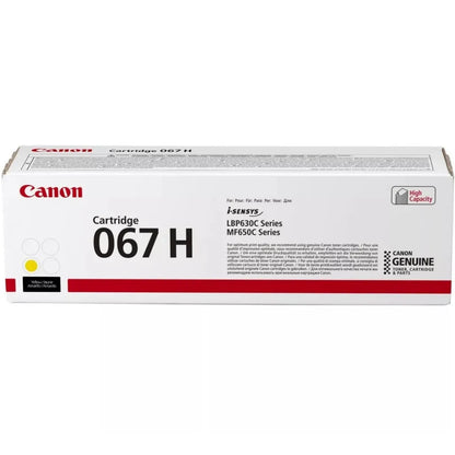 Canon 067H Yellow Toner Cartridge 2,350 Pages Original - iDesign Communications