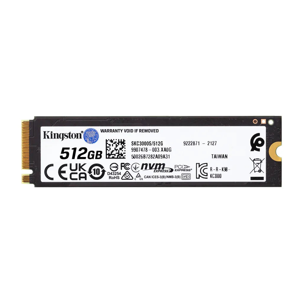 Kingston KC3000 512GB M.2 2280 NVMe Internal SSD - iDesign Communications