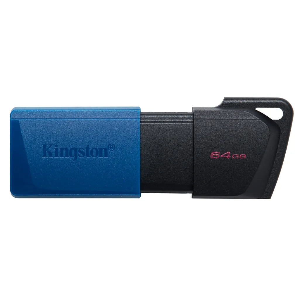 Kingston DataTraveler Exodia M USB Flash Drive 64 GB USB Type-A Black Blue - iDesign Communications