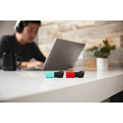 Kingston DataTraveler Exodia M USB Flash Drive 64 GB USB Type-A Black Blue - iDesign Communications