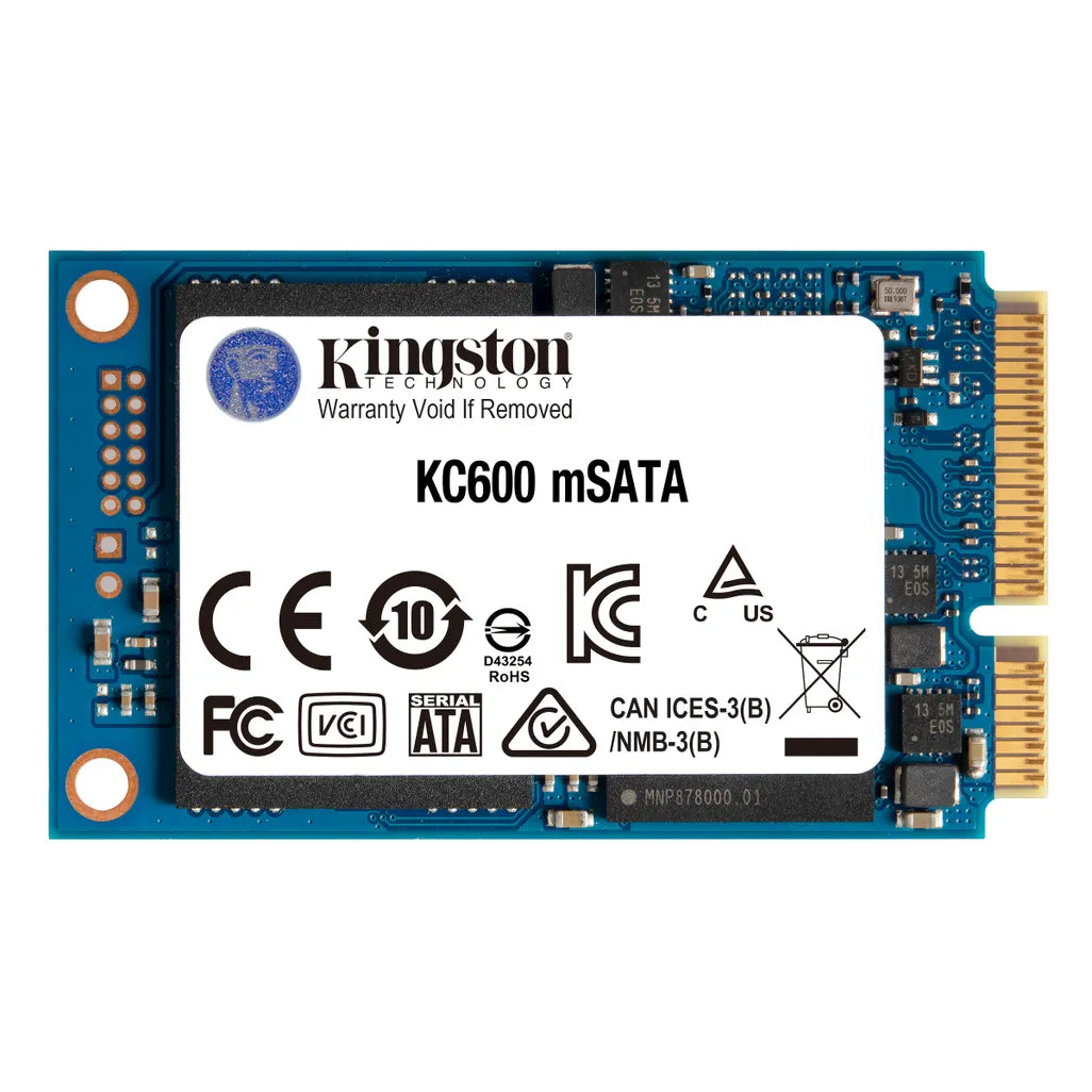 Kingston KC600 512GB SSD SATA3 mSATA - iDesign Communications