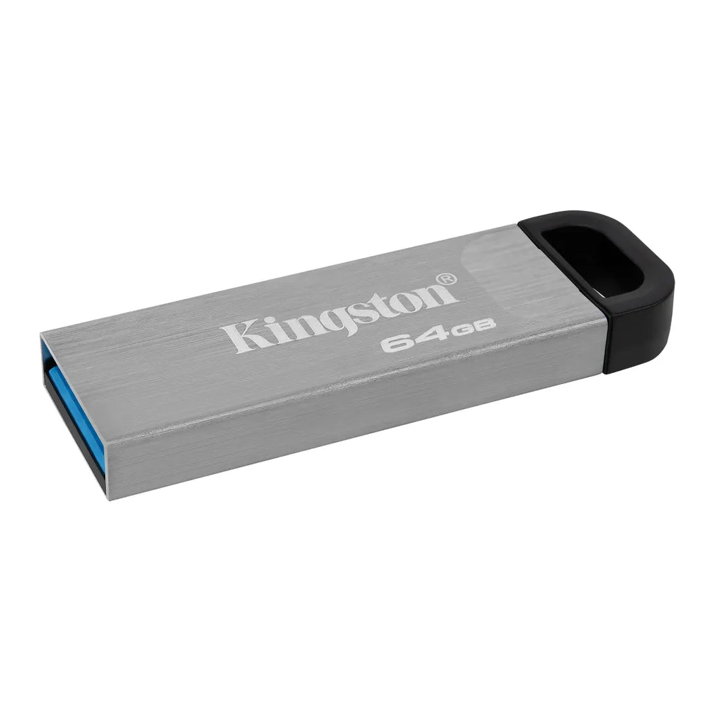 Kingston DataTraveler Kyson USB Flash Drive 64 GB USB Type-A 3.2 Gen 1 Silver - iDesign Communications