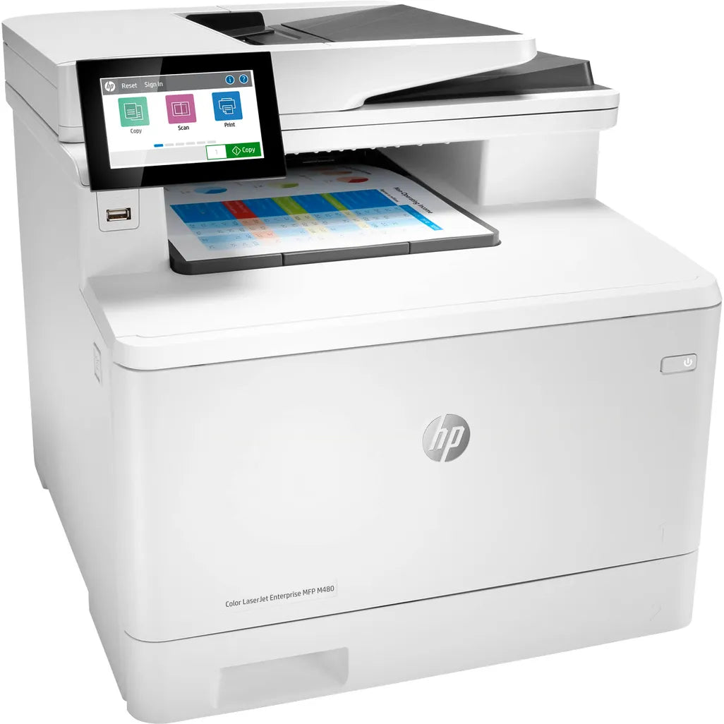 HP Color LaserJet Enterprise M480f A4 Multifunction Business Printer - iDesign Communications