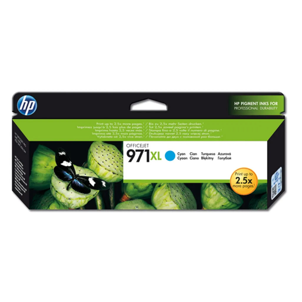HP 971XL Cyan High Yield Printer Ink Cartridge Original - iDesign Communications