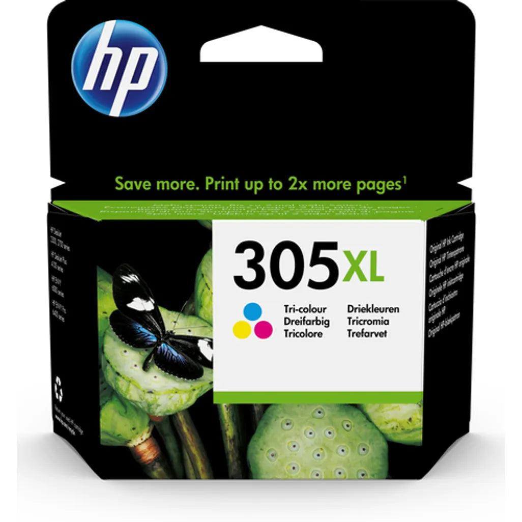 HP 305XL High Yield Tri-color Printer Ink Cartridge Original - iDesign Communications