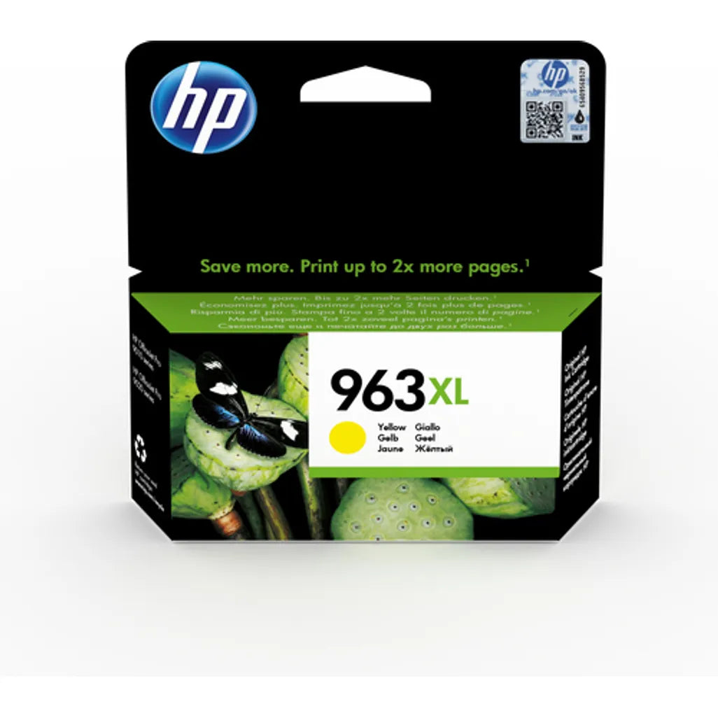 HP 963XL Yellow High Yield Printer Ink Cartridge Original - iDesign Communications