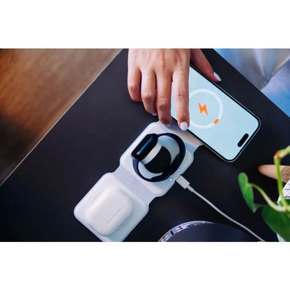 Moov 3-in-1 Foldable Wireless Charger - Black - iDesign Communications