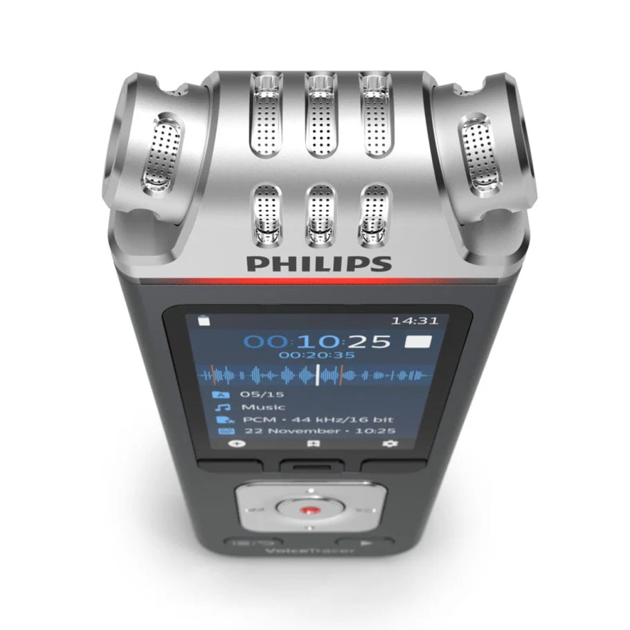 Philips DVT8115B Meeting Recorder with 2x Boundry Microphones - iDesign Communications