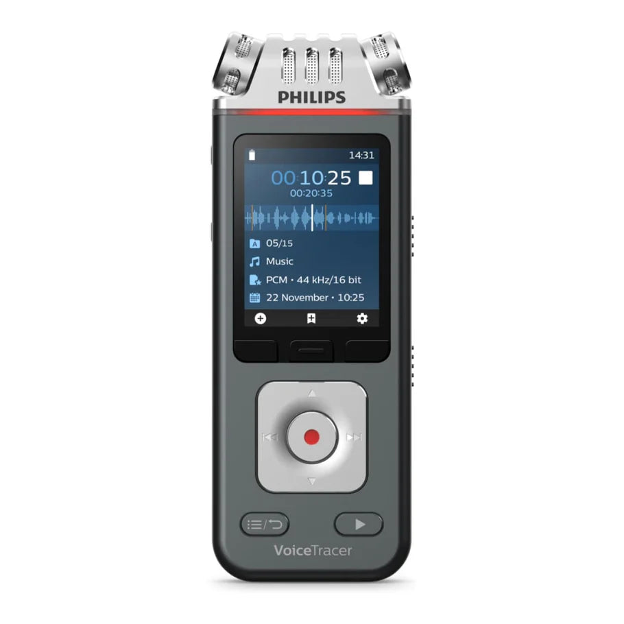 Philips DVT8115B Meeting Recorder with 2x Boundry Microphones - iDesign Communications