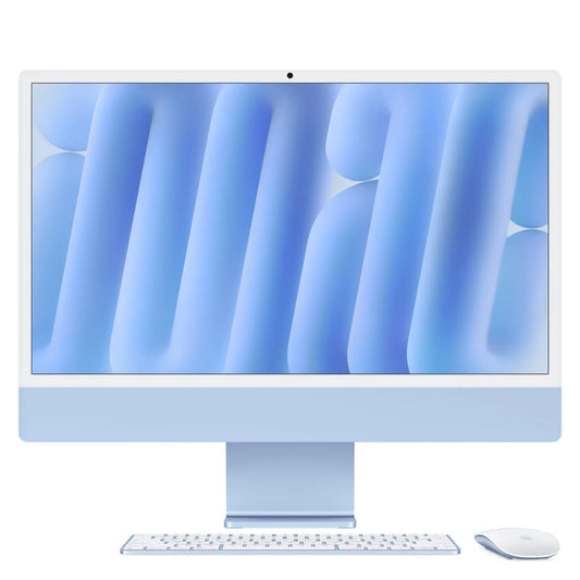 24-inch iMac M4-Chip with 8-core CPU - 8-core GPU 16GB | 256GB - Blue - iDesign Communications