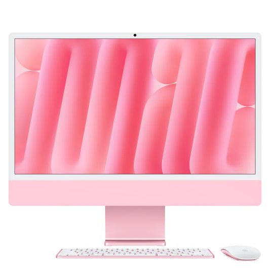 24-inch iMac M4-Chip with 8-core CPU - 8-core GPU 16GB | 256GB - Pink - iDesign Communications