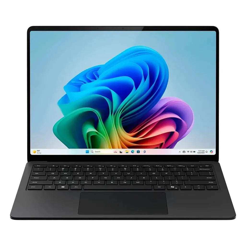 Microsoft Surface 7 15-inch PixelSense AI Laptop - Intel Core Ultra 7 266V 512GB SSD 16GB RAM Win 11 Pro Black - iDesign Communications