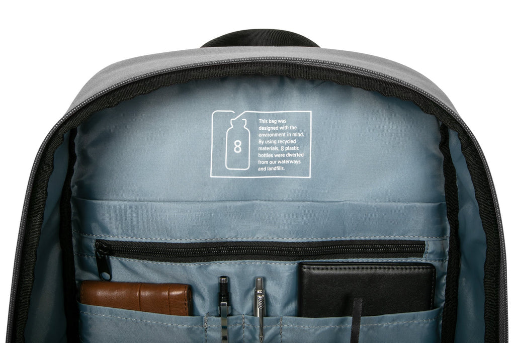 Targus 16" Sagano™ EcoSmart® Commuter Backpack - Black/Grey - iDesign Communications