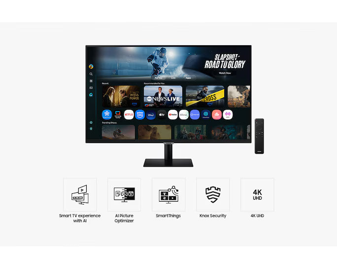 Samsung 32" Smart Monitor M7 M70F (Black) 4K Samsung Vision AI - iDesign Communications