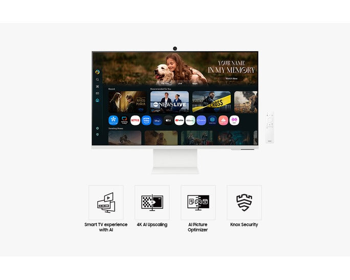 Samsung 32" Smart Monitor M8 M80F 4K Samsung Vision AI - iDesign Communications